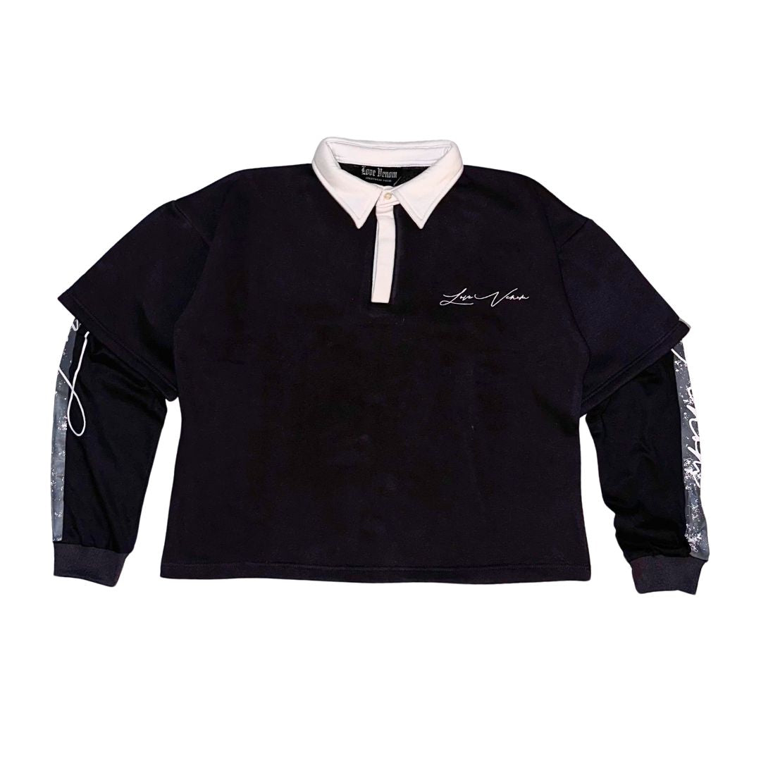 W4CH Grey Double-Layered Polo