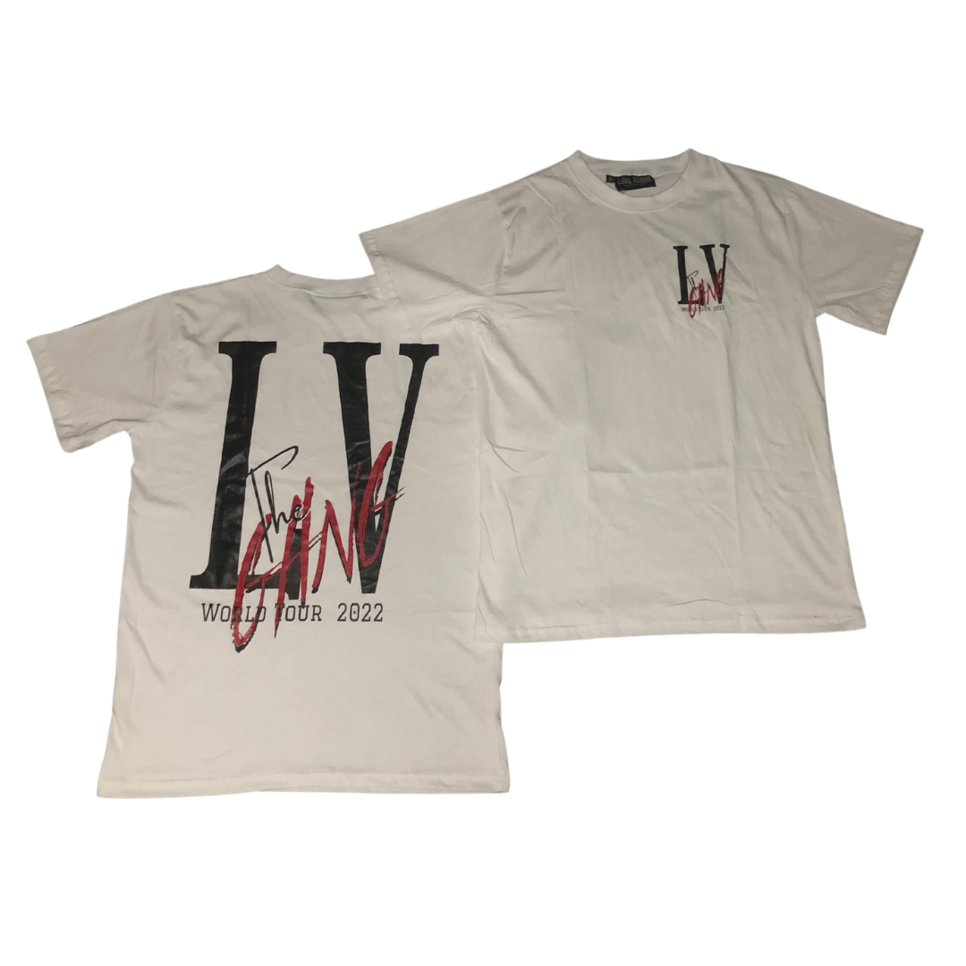 White and Red World Tour Tee – Love Venom