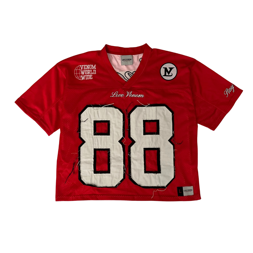 Red “Forever n Ever” Football Jersey