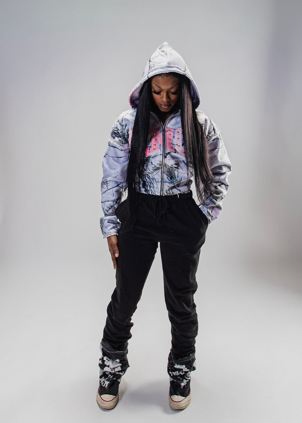 “Venom n Disguise” Zip-Up Hoodie