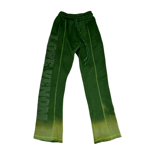 “Real Love Don’t Fade” Green Sweatpants