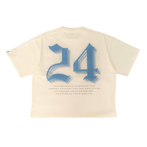 White “24hrs” Tshirt