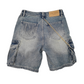 Blue Denim Cargo Shorts