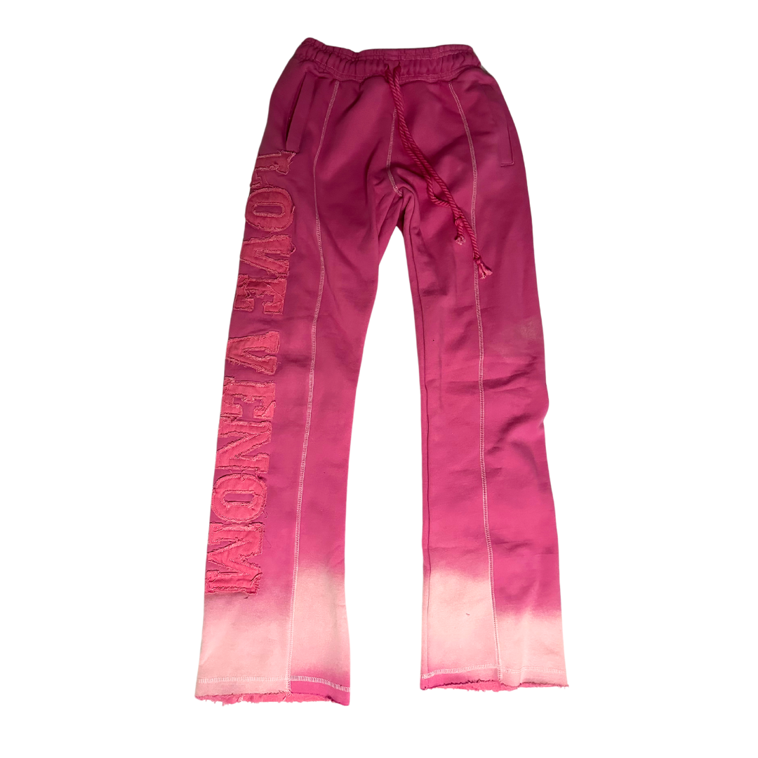 “Real Love Don’t Fade” Pink Sweatpants