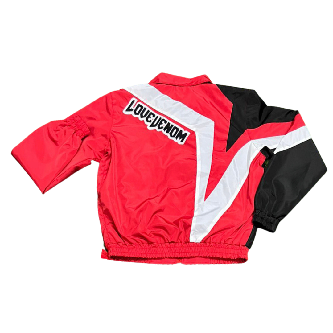 Red Windbreaker Jacket