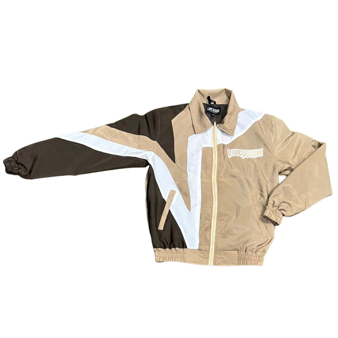 Tan Windbreaker Jacket