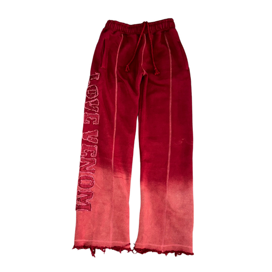 “Real Love Don’t Fade” Red Sweatpants